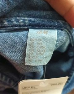 Cute Baby Girl Denim Top