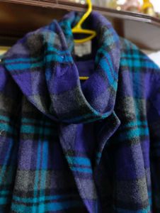 imported coats with attached shwal design