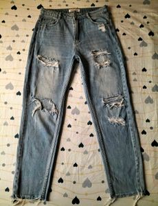 Ripped Denim Jeans
