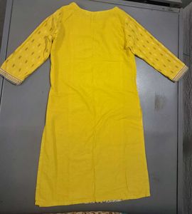 Yellow Cotton Kurta from MAX