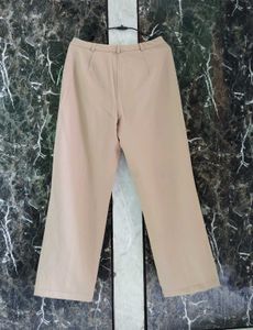 Women Beige Trouser Pant