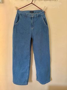Wide Leg Denim Jeans