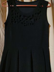 Sleeveless A Line Pleated Dress