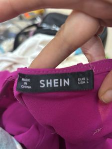 Purple Bow Detail Top