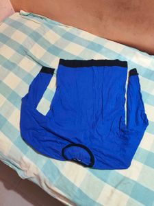 Blue Long Sleeve Top