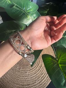 Sparkling Rhinestone Bangle Bracelet