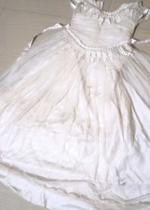 Elegant White Lace Dress