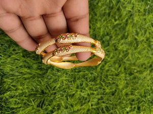 Gold Plated Bangle Set