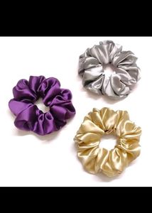 Silk Scrunchie Set