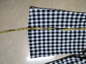 Tiny Baby Girls Black Top &amp; Gingham Pants Set