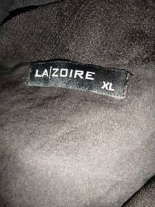 Size L/ XL Elegant Black Cowl Neck Top