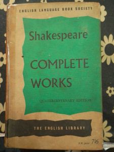Shakespeare Complete Works Vintage Book. Original