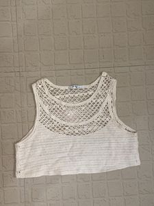 Crochet Knit Crop Top