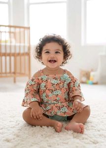 Cute Floral Two-Piece Set