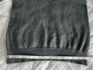 Gray Long Sleeve Top