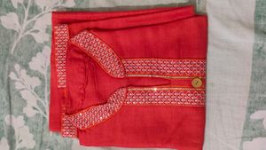 Red Dress Material