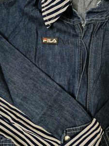 Fila Denim &amp; Stripe Jacket