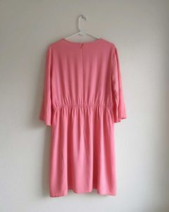 Pink Embroidered Dress