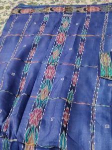 Elegant Blue Saree &amp; Blouse