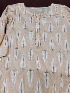 Leaf Print Kurta