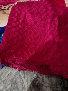 Pink Woven Shawl