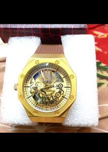 Unique Gold Skeleton Watch