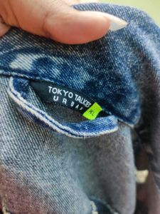 Distressed Denim Jacket