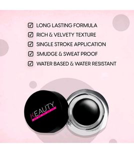 NEW SEALED PAC Keauty BeautyLong Wear Gel Eyeliner