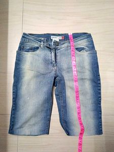 Denim Bermuda Shorts