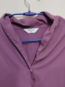 Elegant Mauve Blouse