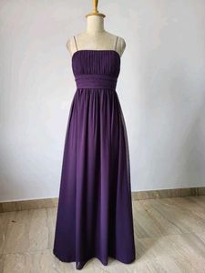 Purple Chiffon Gown