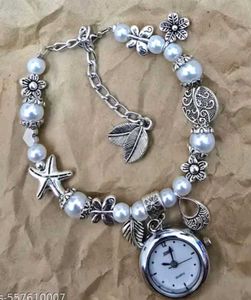 Pearl Beaded Bracelet Watch