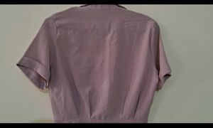 Mauve Short Sleeve Crop Top