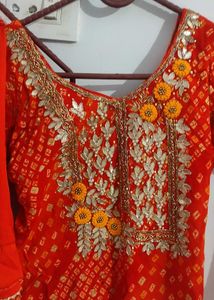 Neck Work Dress Set