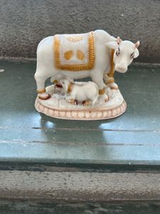 Cow and Calf Figurine
