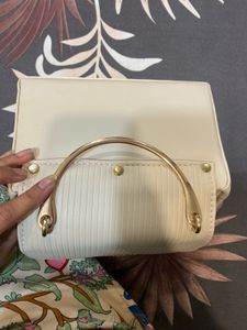 Cream Crossbody Bag