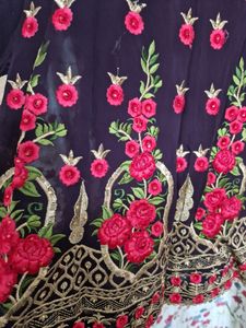 Semi stitched sharara Set