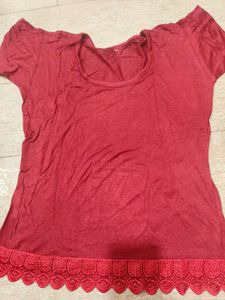 Maroon Top