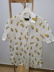 Funky Cartoon Print Shirt
