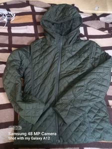Quilted Olive Green Jacket