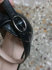 Black Heeled Sandals