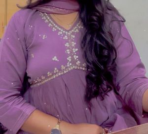 Alia Cut Kurta Set With Dupatta
