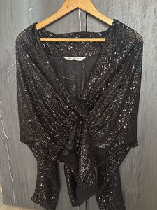 Zara Sequin Top