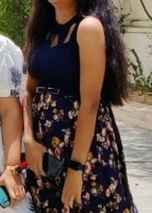 Navy Floral Maxi Dress