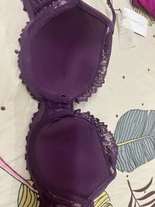 Purple Lace Lingerie Set