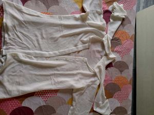 Cream Long Sleeve Top