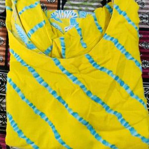 Yellow &amp; Blue Kurti