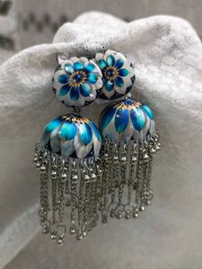 Floral Jhumka Earrings