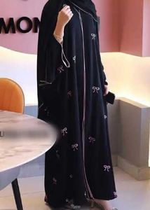 Elegant Bow Abaya(Black)