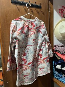 Patterned Blouse Top